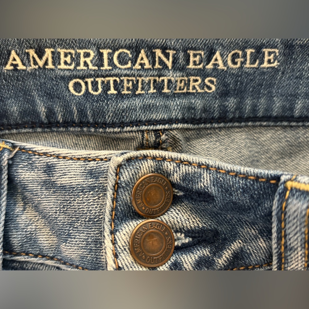 American Eagle Outfitters Artist Stretch Distressed Flare Jeans - Picture 4 of 5
